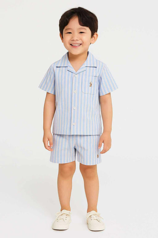 VT 595 POLO STRIPES BOY PAIR