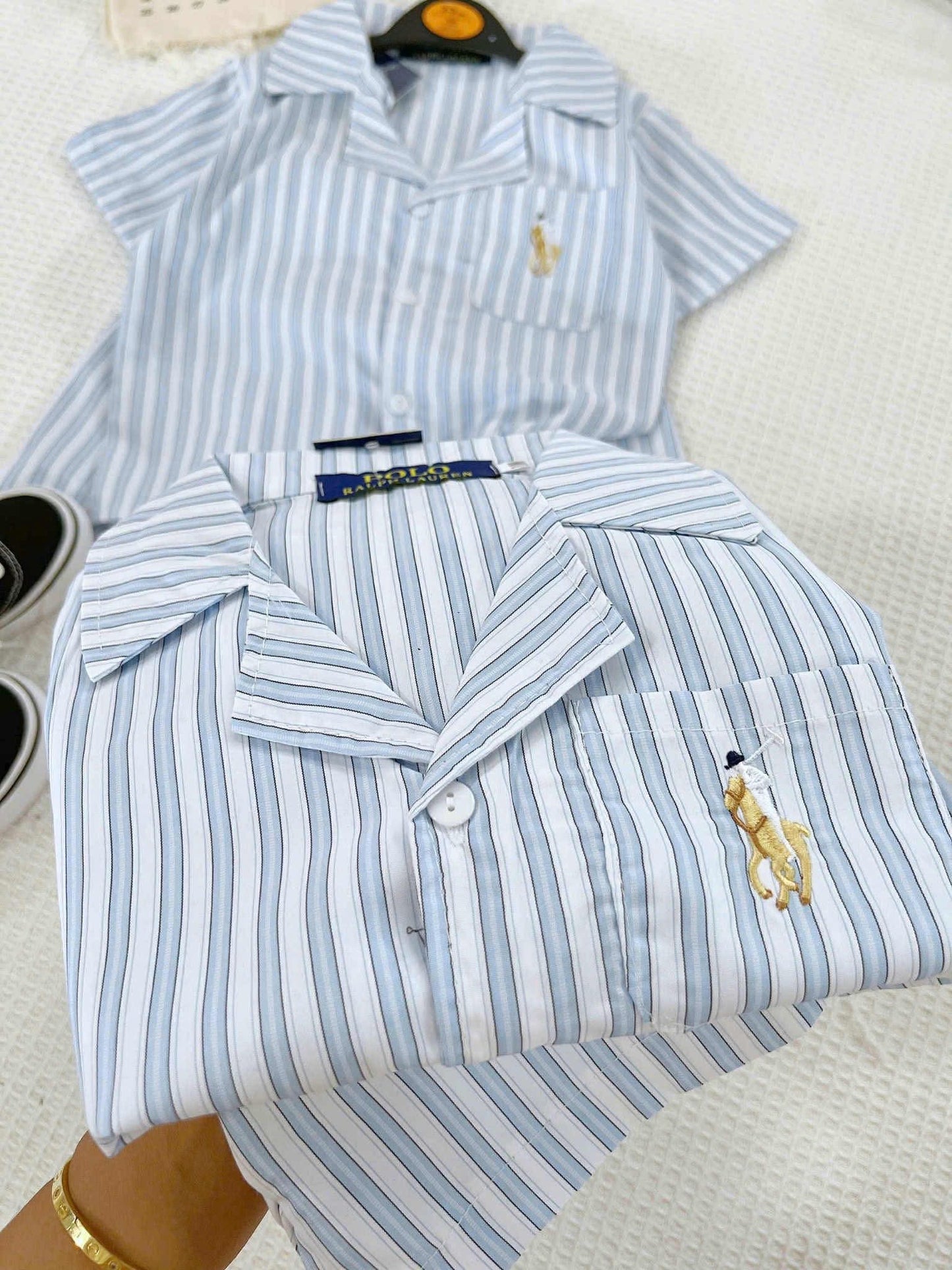 VT 595 POLO STRIPES BOY PAIR